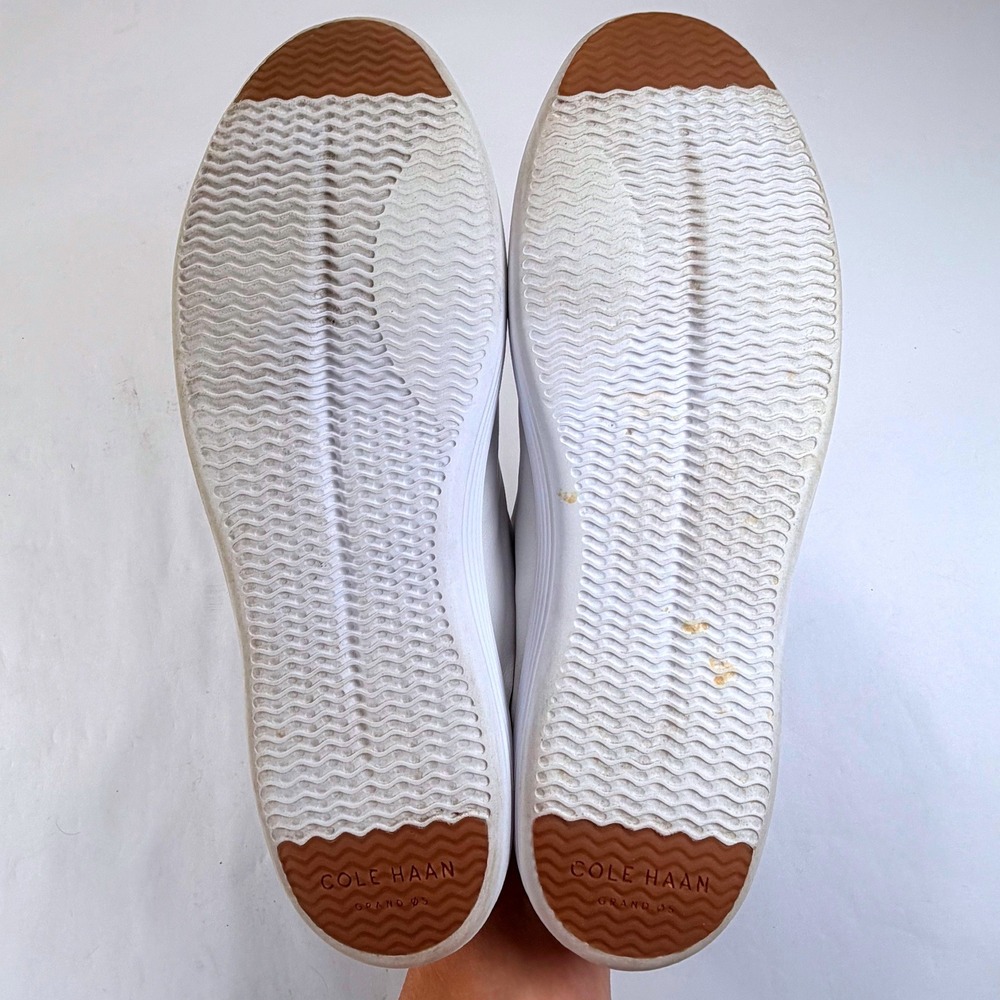 Cole Haan Grand Crosscourt Sneaker Womens 11 White Leather Low Casual Minimalist - Picture 6 of 10
